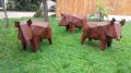 Sculptures Sangliers